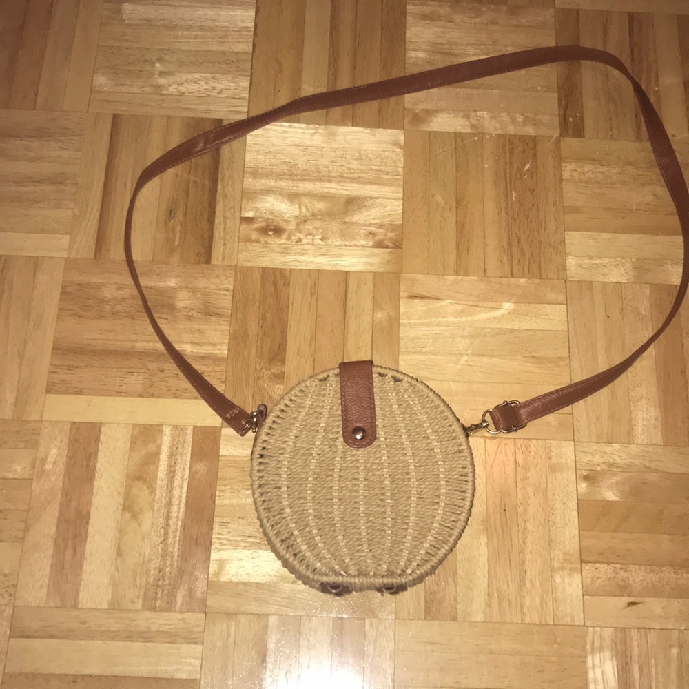 Straw Crossbody Bag